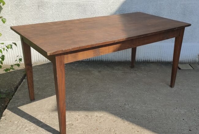 Massive beech farm table