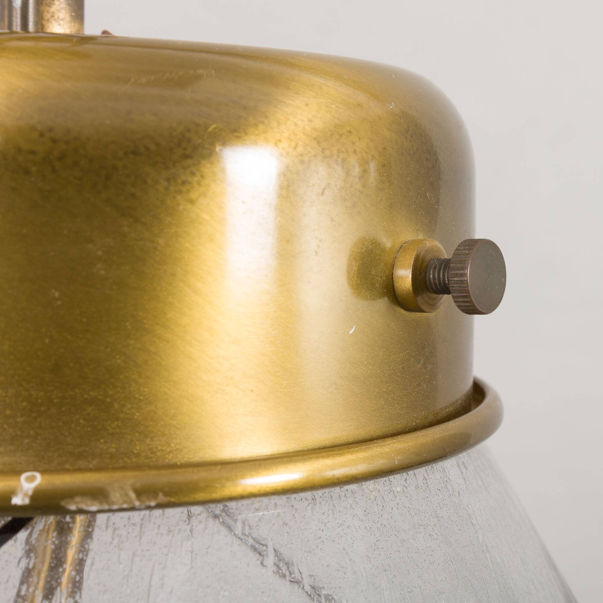 Italian mid-century Murano glass pendant lamp 1970s