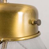 Italian mid-century Murano glass pendant lamp 1970s