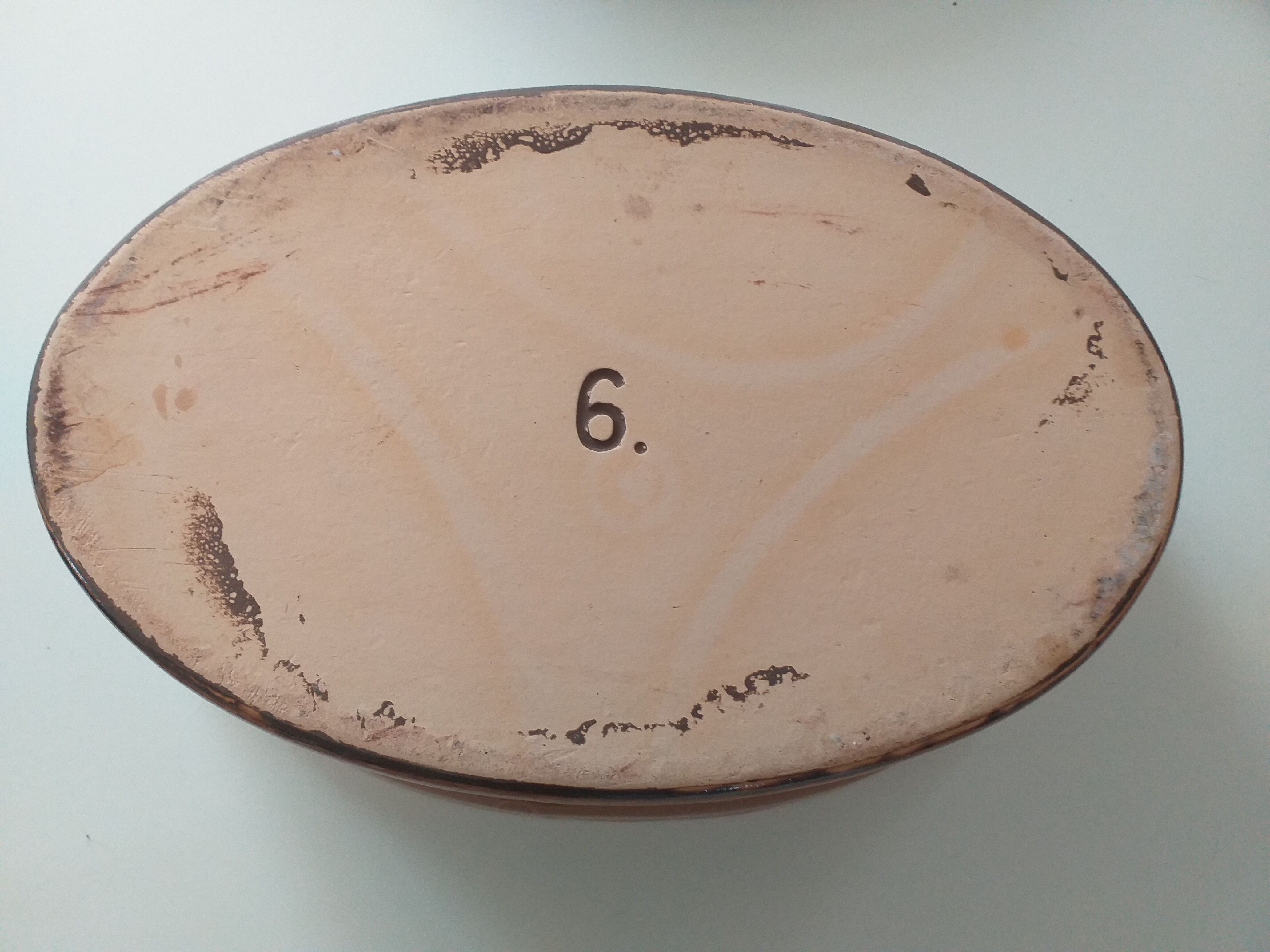 Large dish Baeckeoffe vintage baking