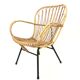 Fauteuil en rotin par Rohe Noordwolde, 1960