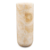 Cylindrical marble vase with fossil motif