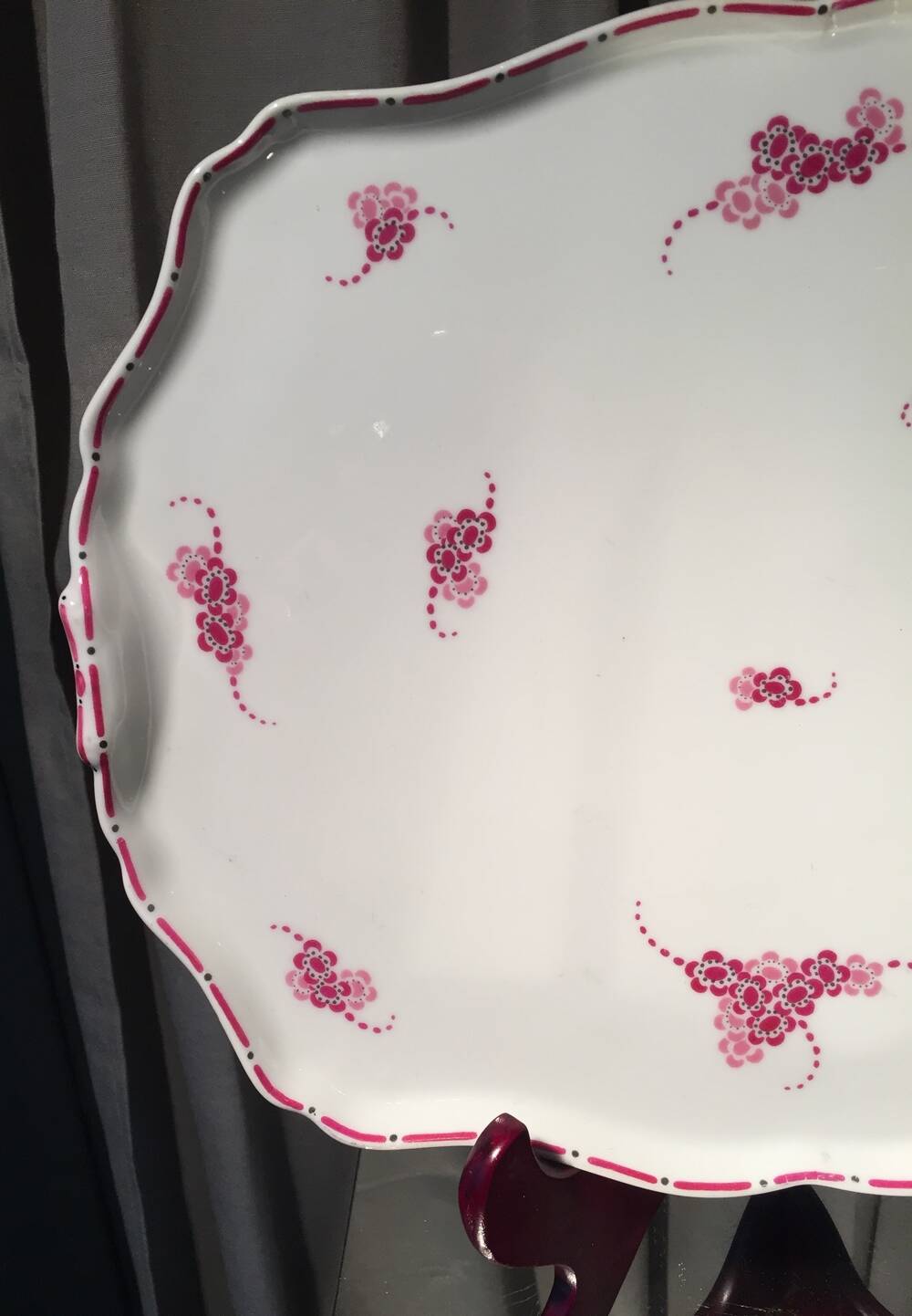 Lise model limoges porcelain presentation tray