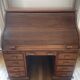 Antique American desk with curtain – original model from the 1920s/30s.