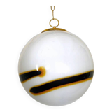 Vistosi Globe verre murano bicolore , Italie 1980