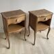 Wooden bedside tables