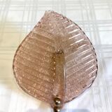 Glass sheet wall lamp