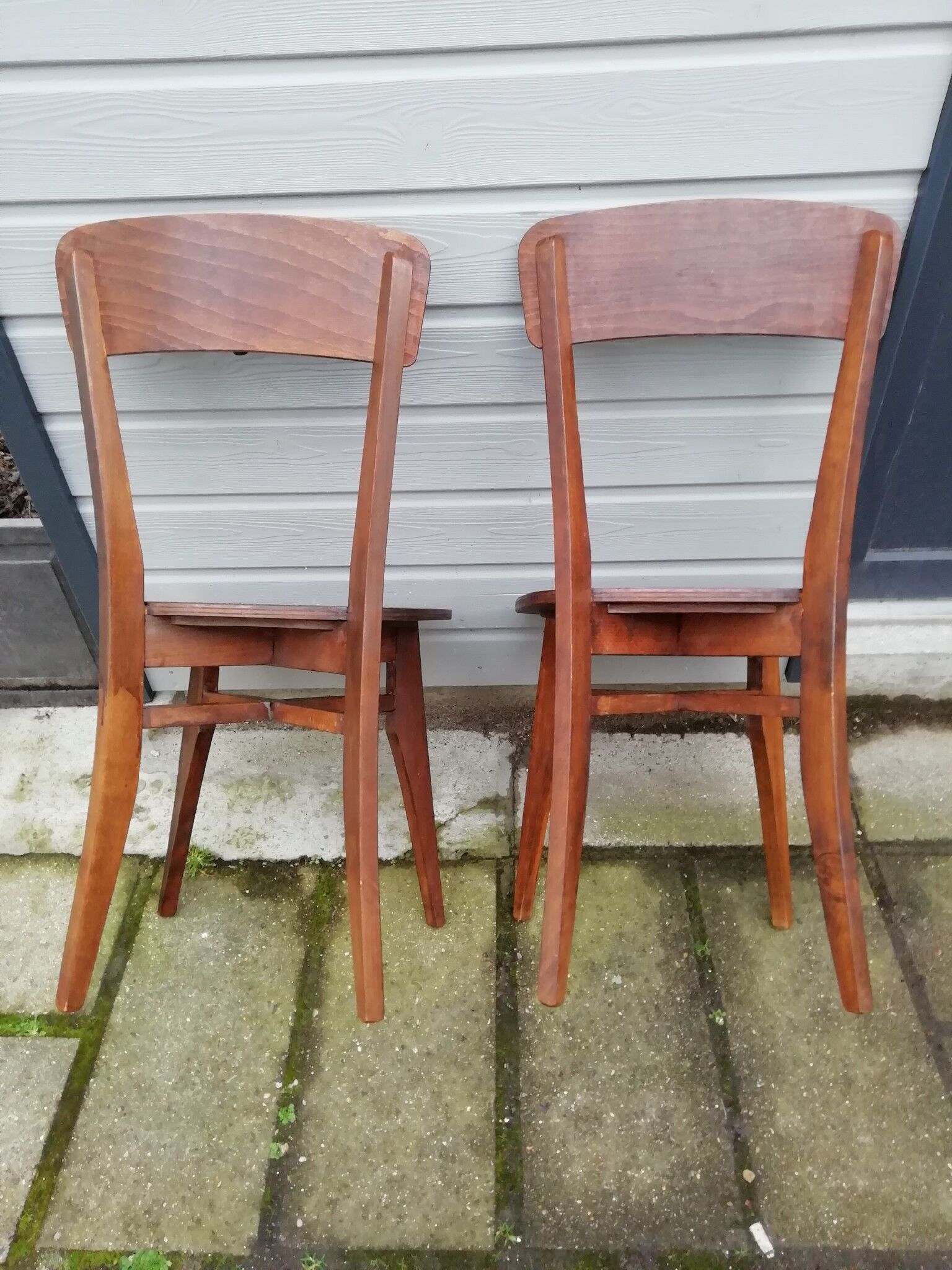 Old bistro chairs