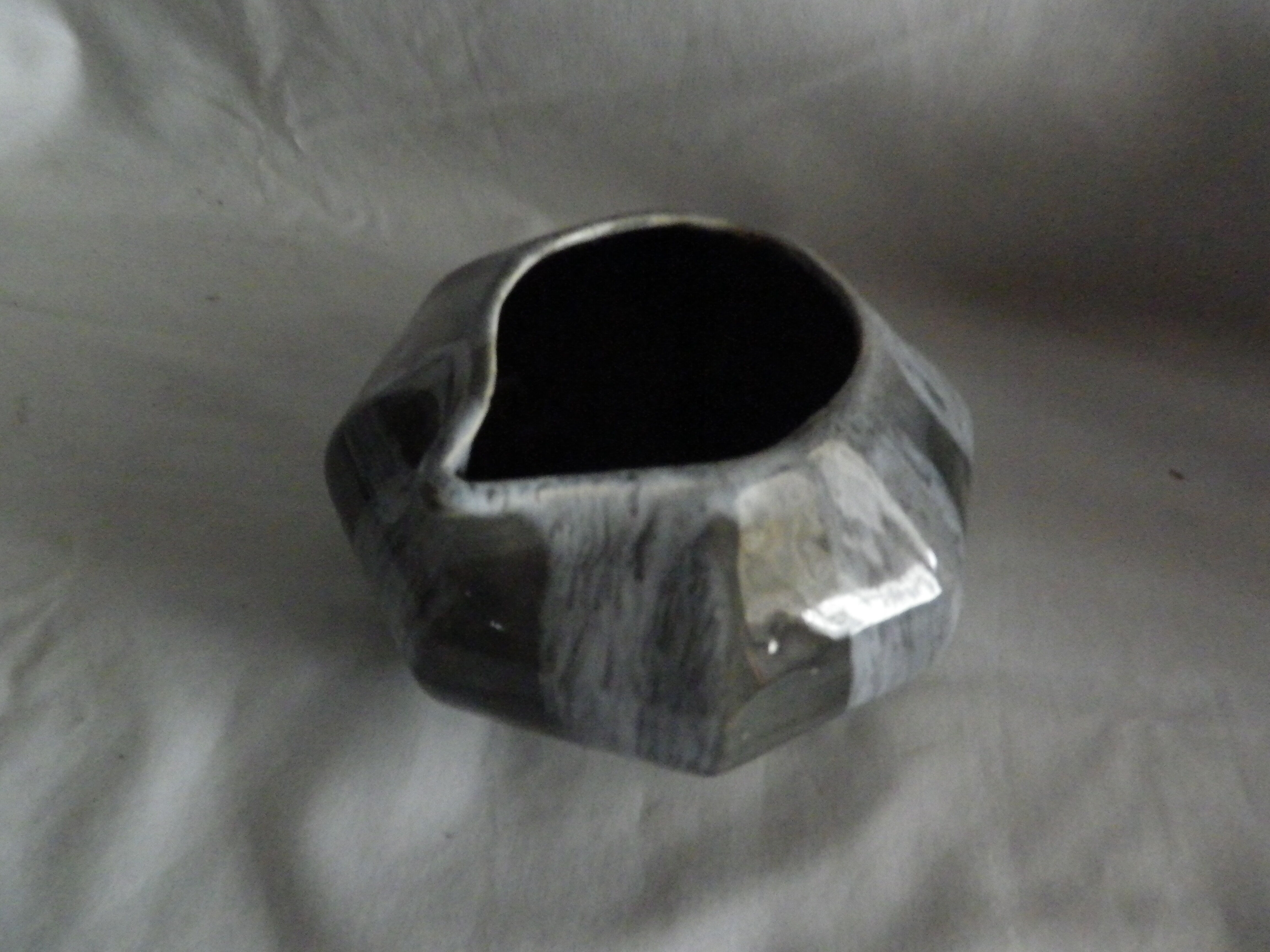 Pot à lait marbré gris