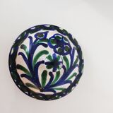 Oriental covered pot decoration flowers birds