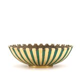 Empty pocket in bronze and blue enamel by Maurice Ascalon