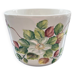 Cache pot décor floral