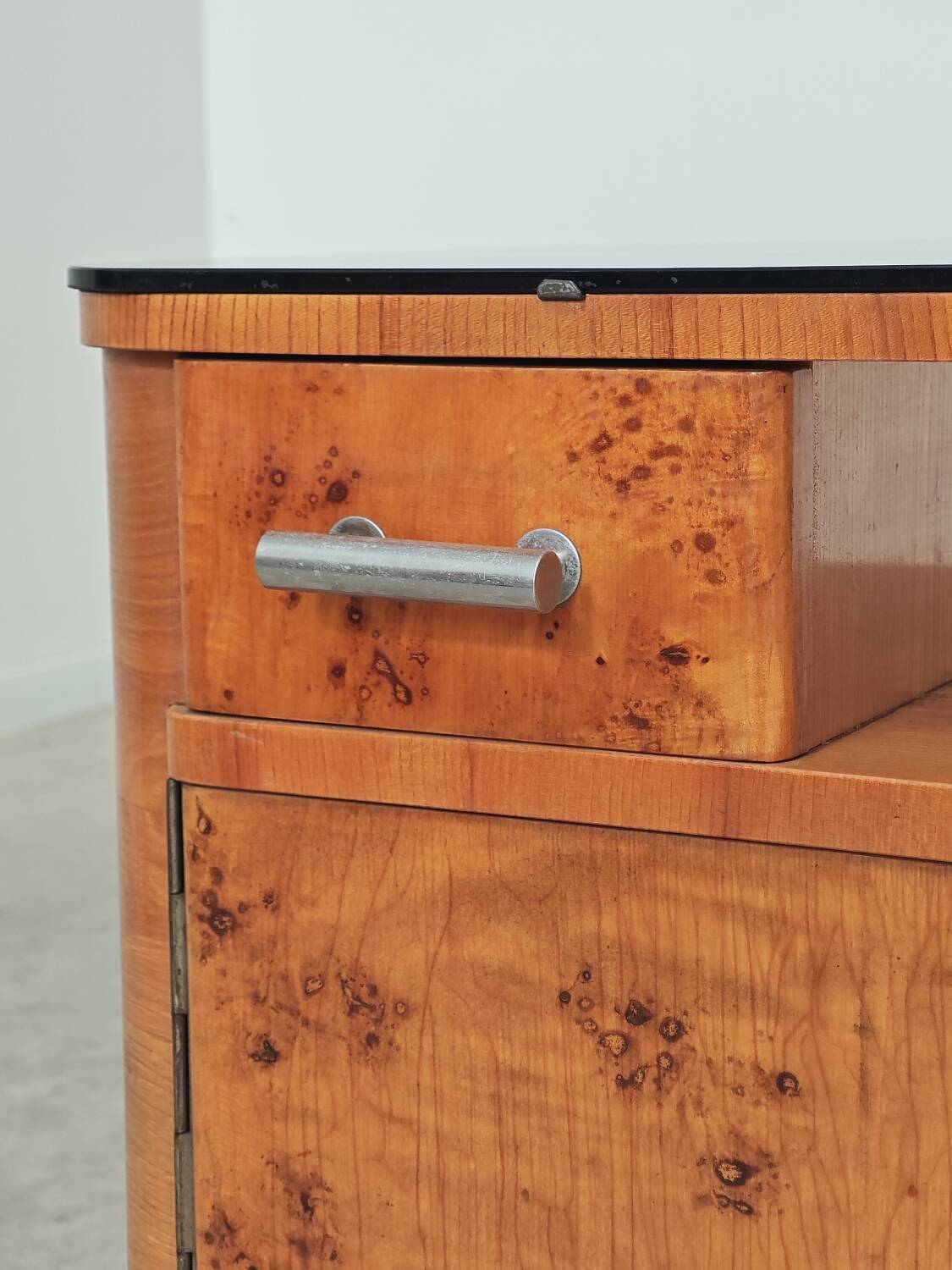 Jindrich Halabala dressing table and bedside tables for Up Zavody 1950