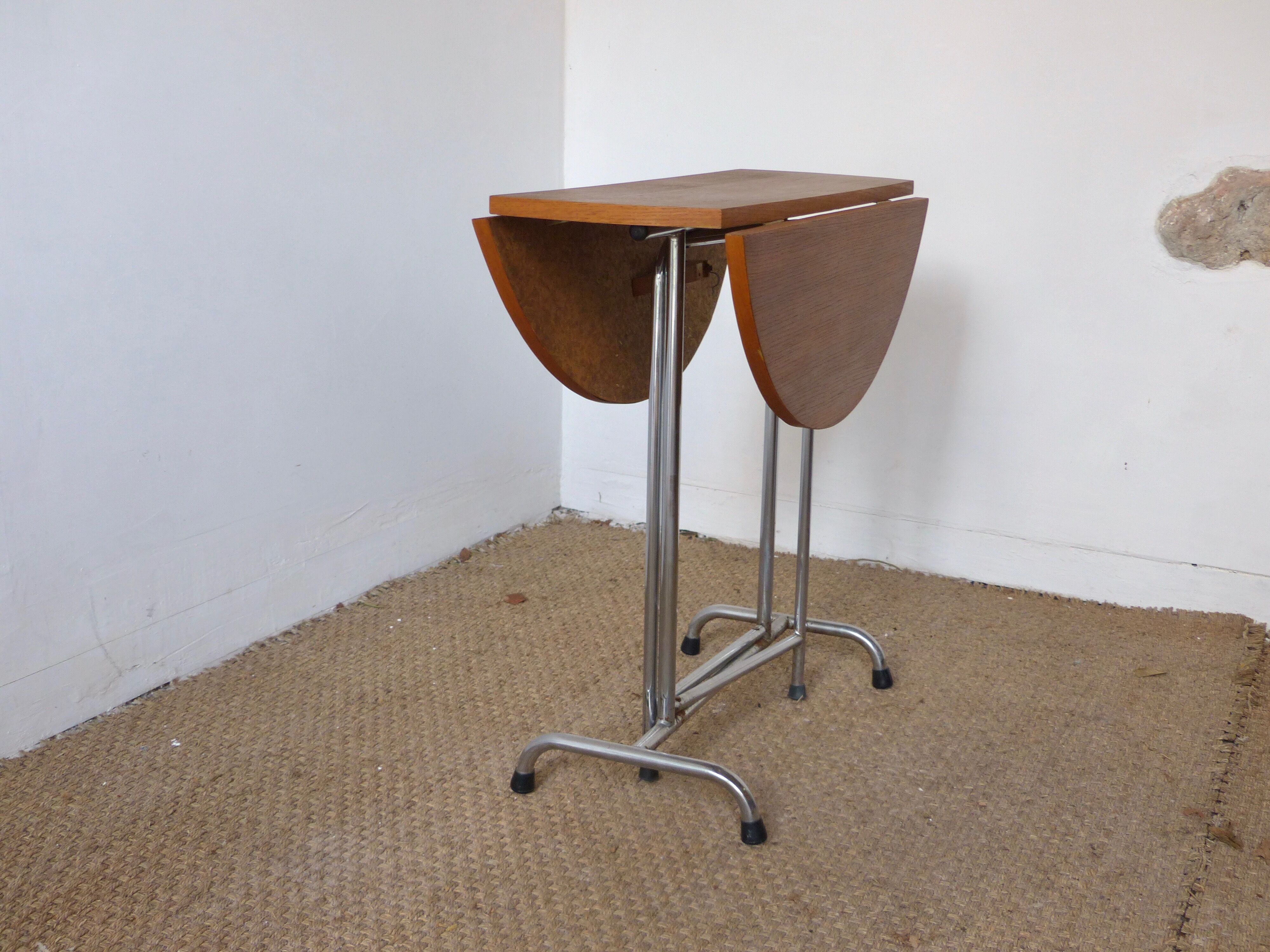 Vintage adjustable folding table