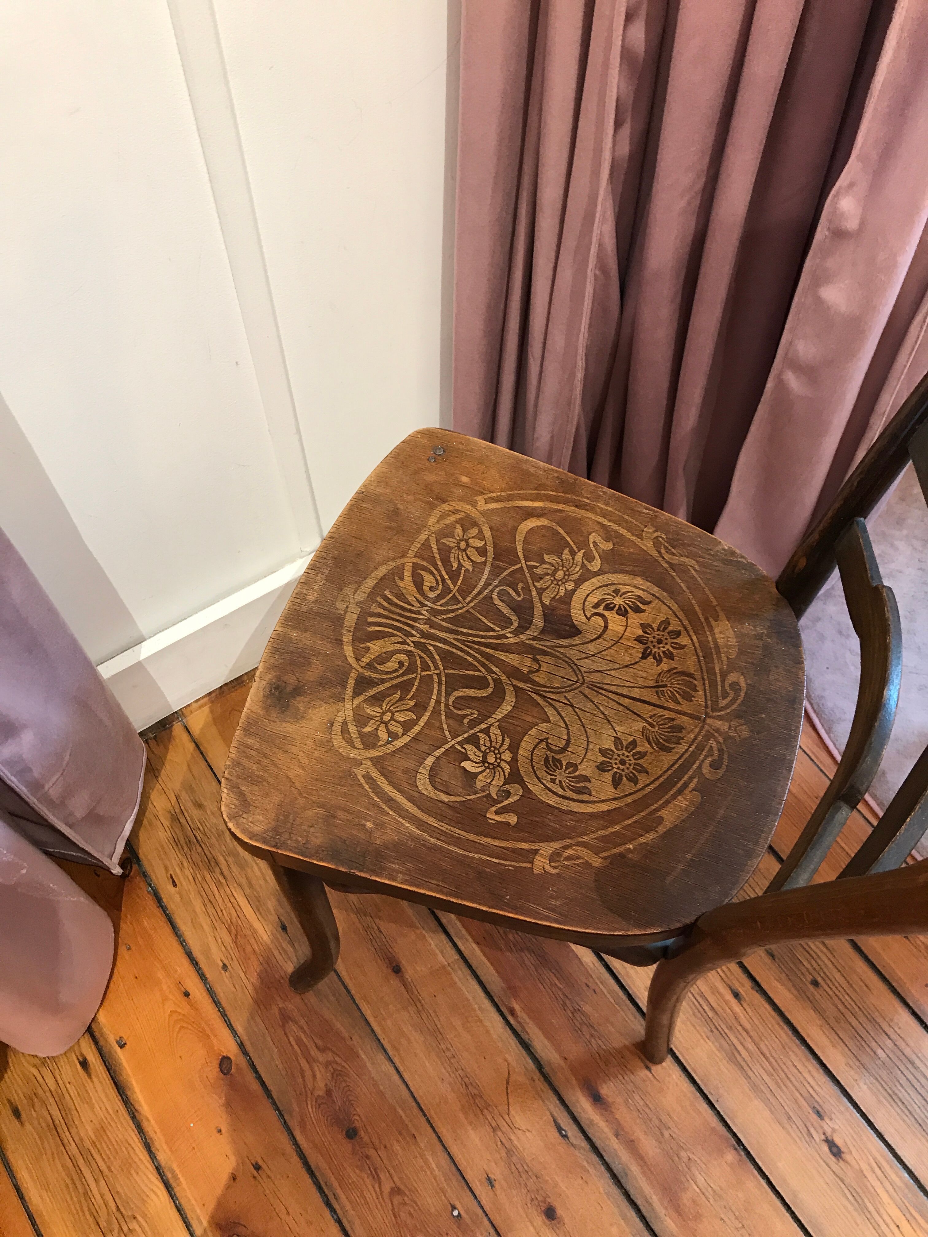 Art Nouveau bistro chair