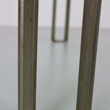 Peter Ghyczy for Ghyzcy Square Glass Coffee Table, 1970's Hollywood Regency