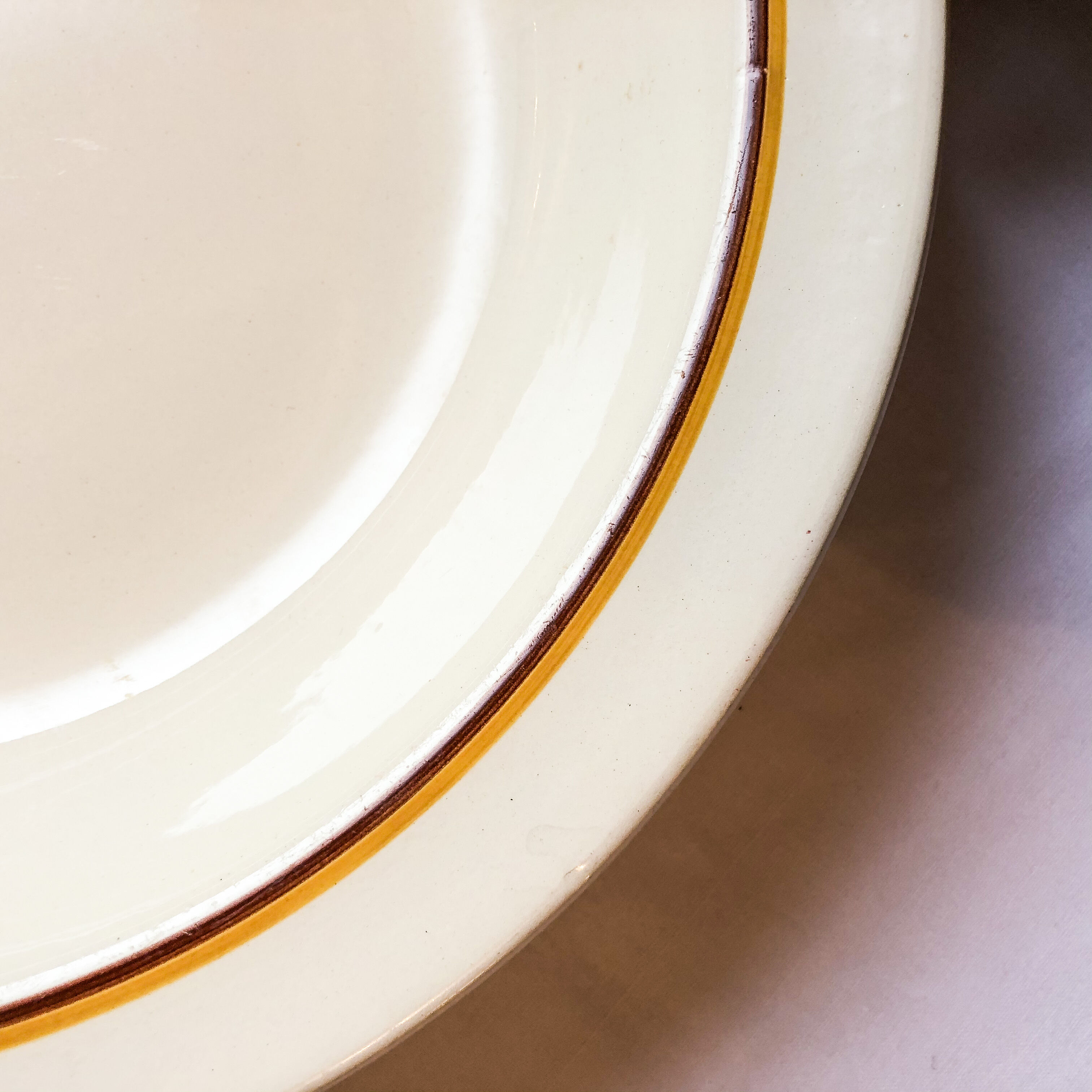 Large hollow dish Digoin Sarreguemine