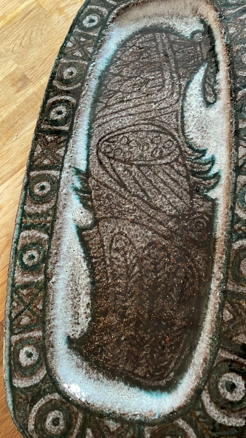 Wall ceramic or centerpiece platter