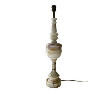 pied de lampe en onyx