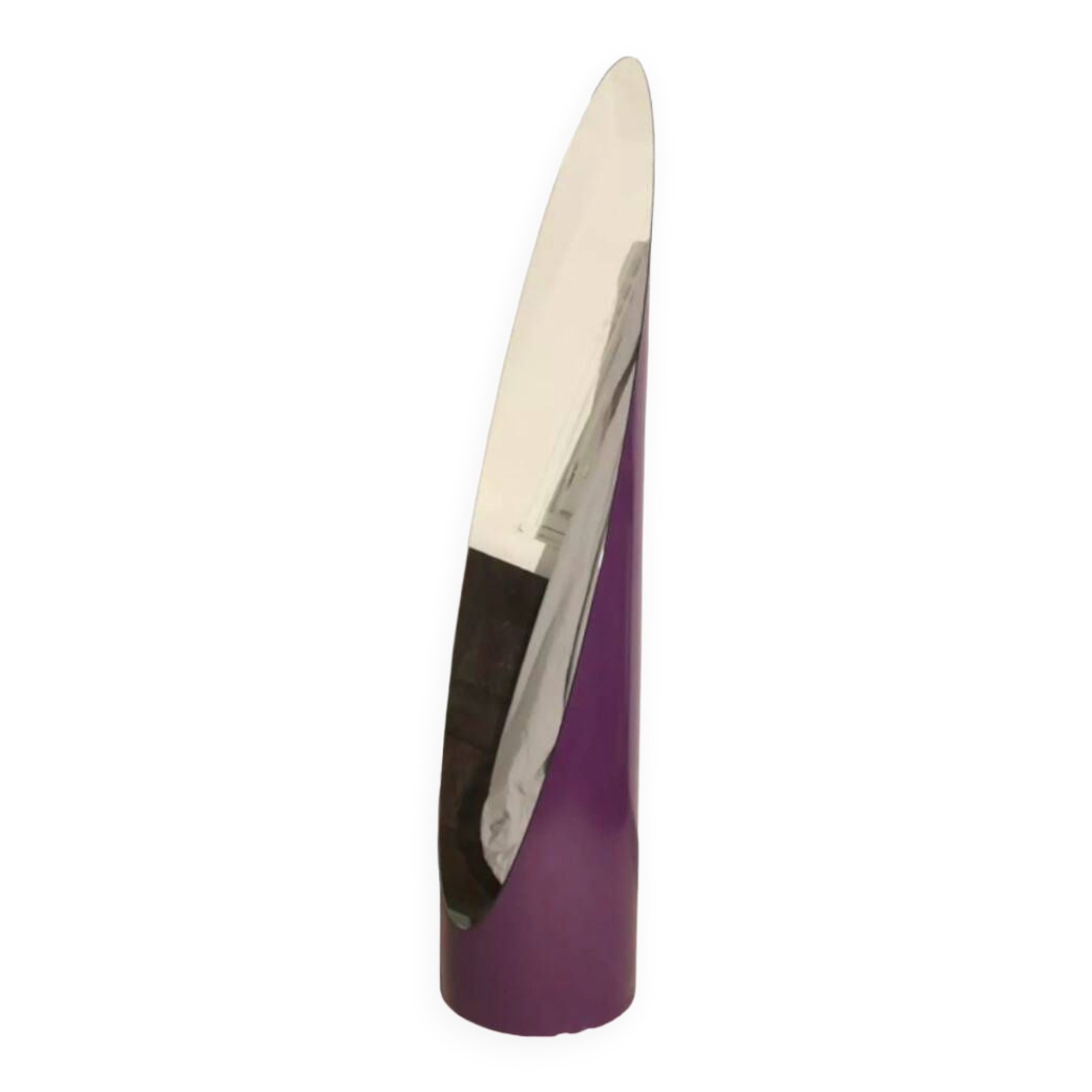 Purple lipstick mirror