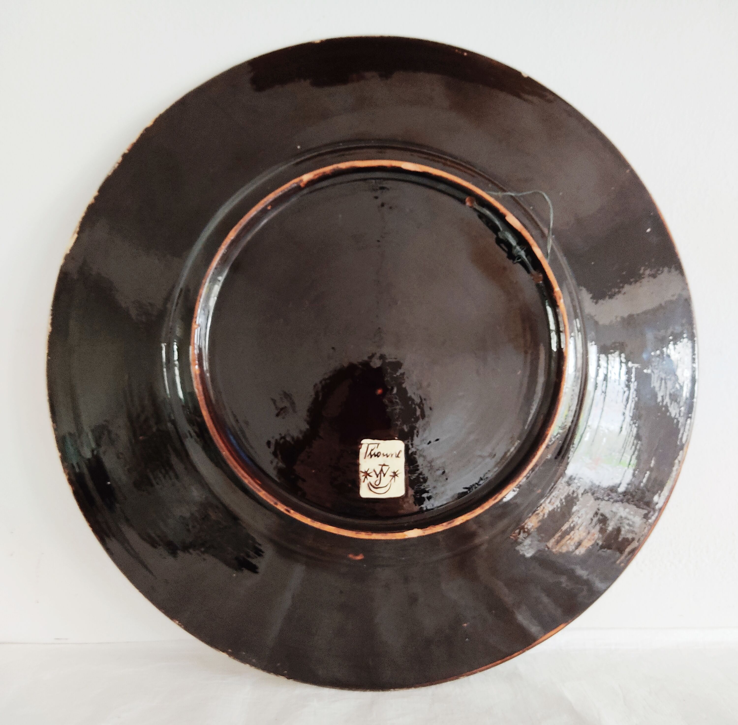Assiette 36 cm de diamètre Céramique de Thoune