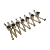 Candlestick accordion chrome 7 lights