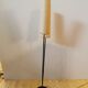 Floor lamp of the 50s with metal and brass foot