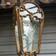 Bronze lantern of Louis XVI style working order - engraved glasses