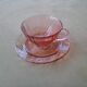 6  tasses roses Rosaline Arcoroc