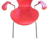 Designer office chair in Compressed Wood designed by Arne Jacobsen for Fritz Hansen, Denmark, 1982