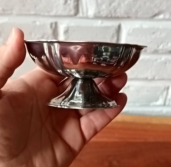 Service 6 coupes, plateau et cuillères à glace g degrenne, modèle louis xv