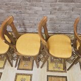 Set of 4 bistro chairs 1960