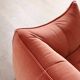Le Bambole sofa in coral velvet By Mario Bellini For B&B Italia, 1970s