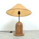Vintage travertine table lamp, 1970s