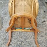 Wicker armchair
