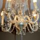 5 lights crystal pendant chandelier from Czechoslovakia