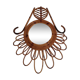 Vintage bamboo mirror