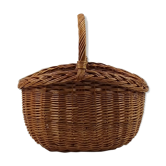 Panier de courses en osier une anse