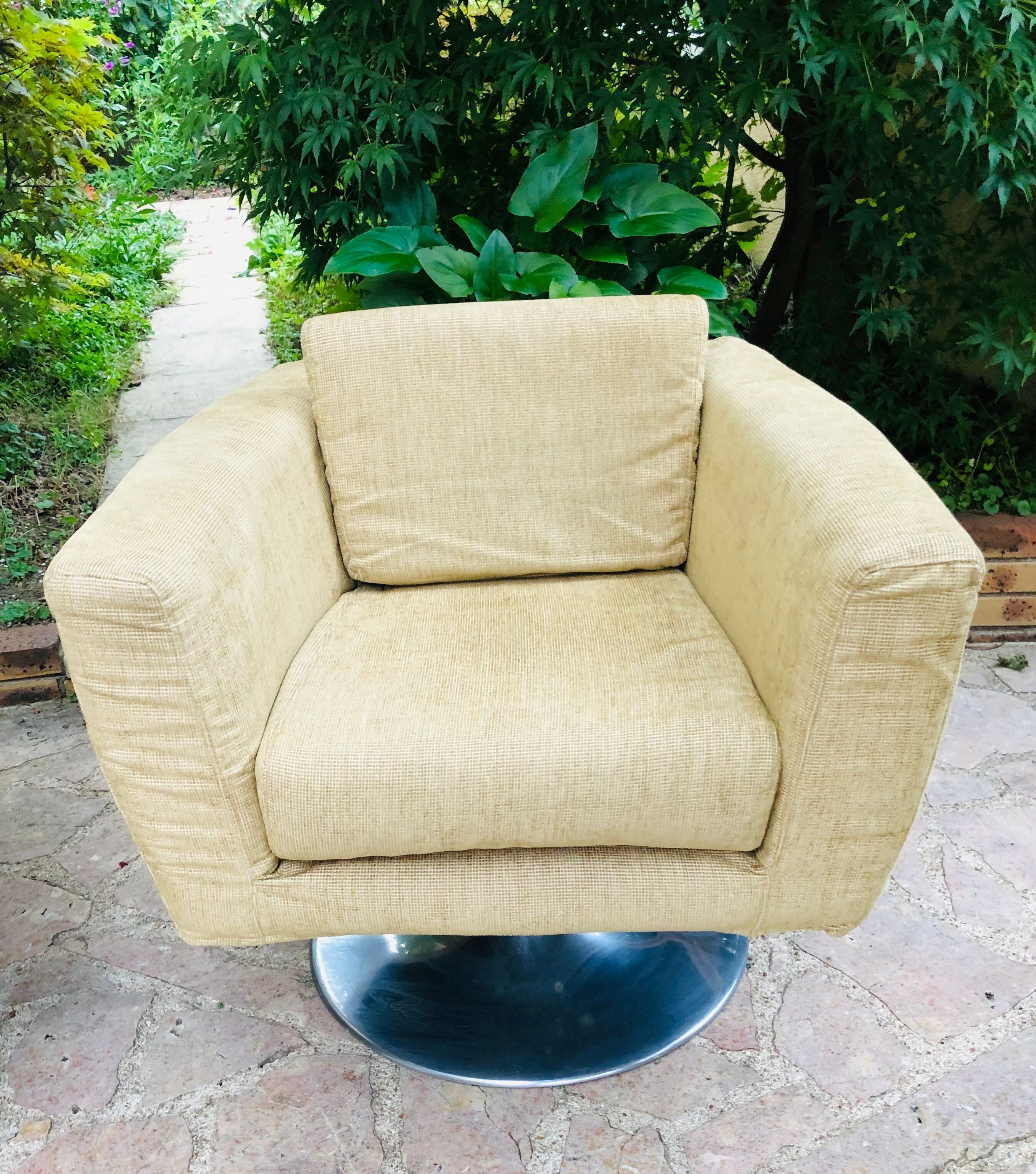 Pair of design armchairs