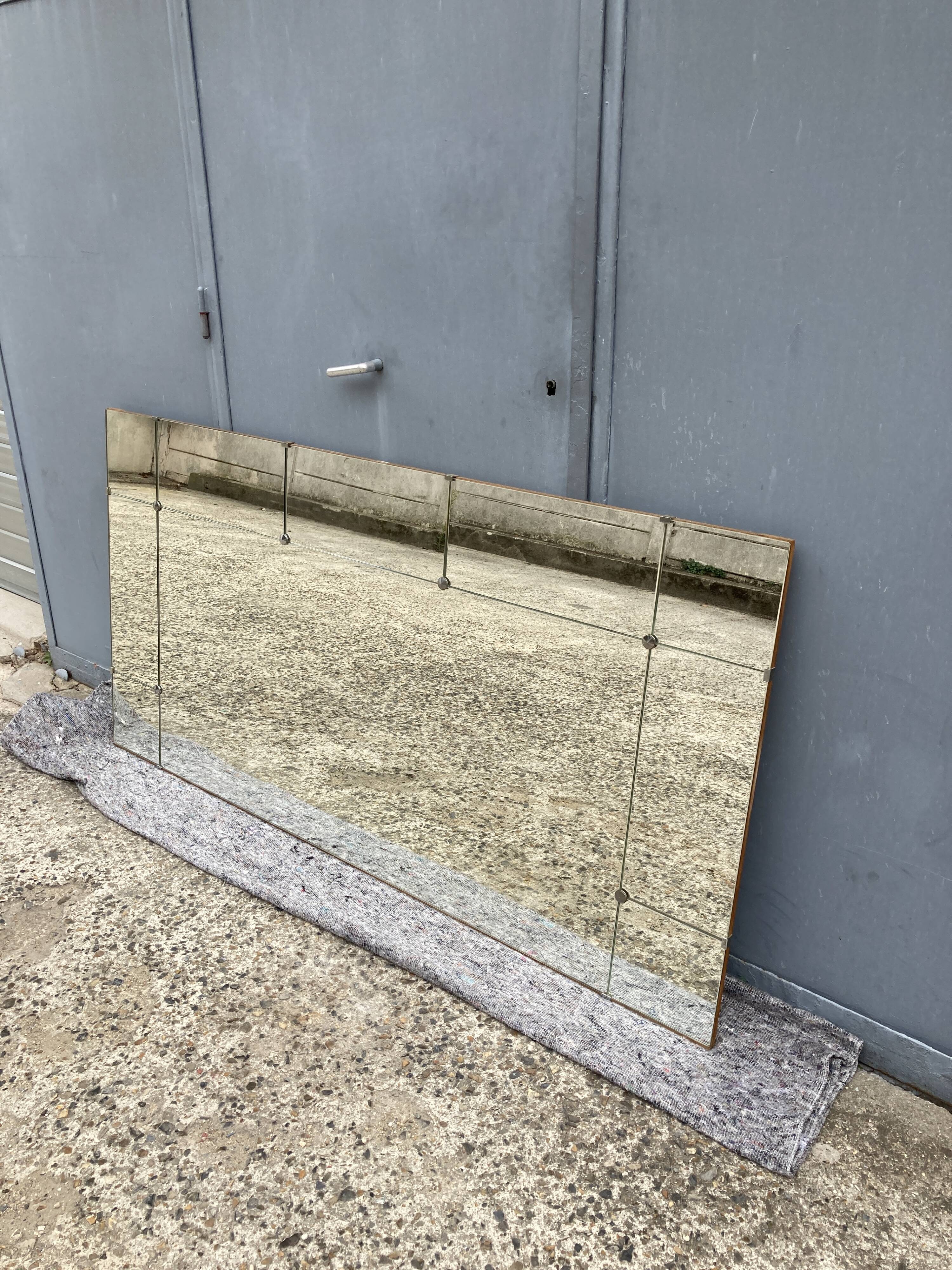 70s brasserie mirror 180x90cm