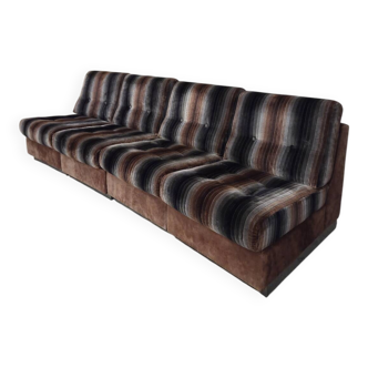 4 modules - armchairs designed by Jacques Charpentier