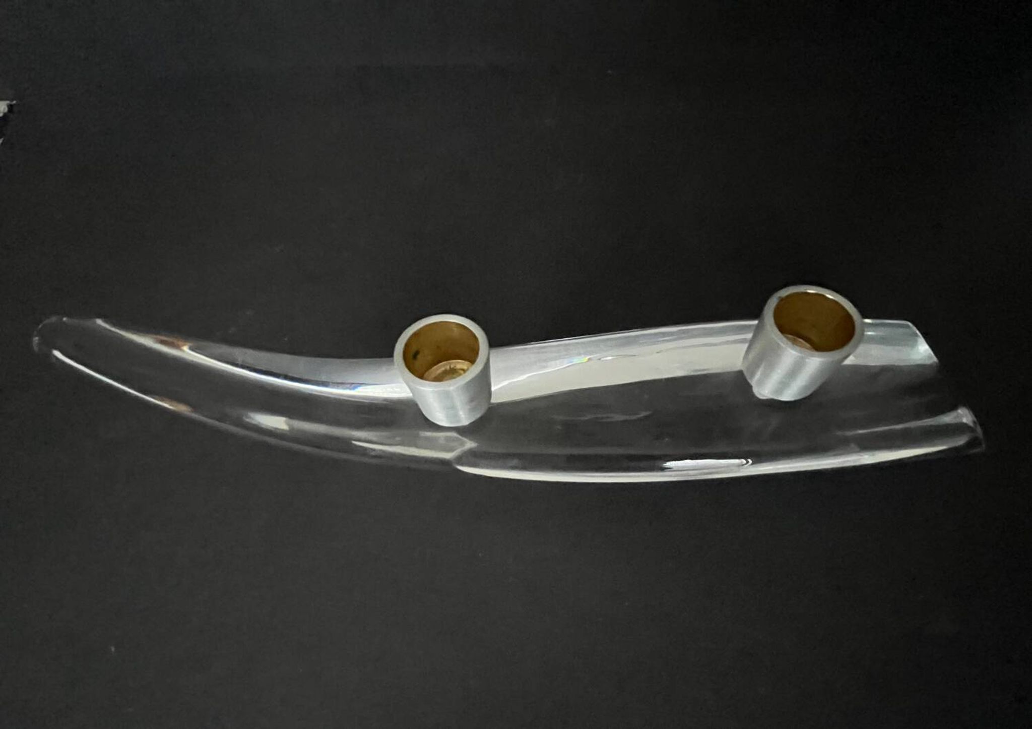 Crystal candlestick
