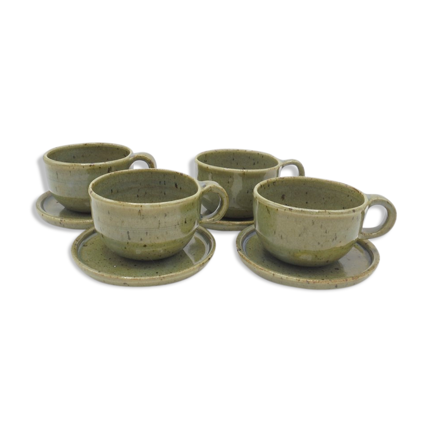 Set of 4 sandstone cups
