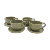 Set of 4 sandstone cups