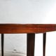 Vintage rosewood extendable Scandinavian round table by Kai Kristiansen for Skovmand and Anders