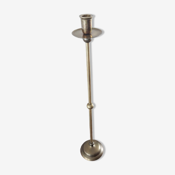 Large brass candle holder