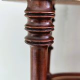 Antique guéridon with 3 levels in "bean" shape.