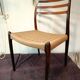 Chaises no78 palissandre/ corde Niels Otto Moller