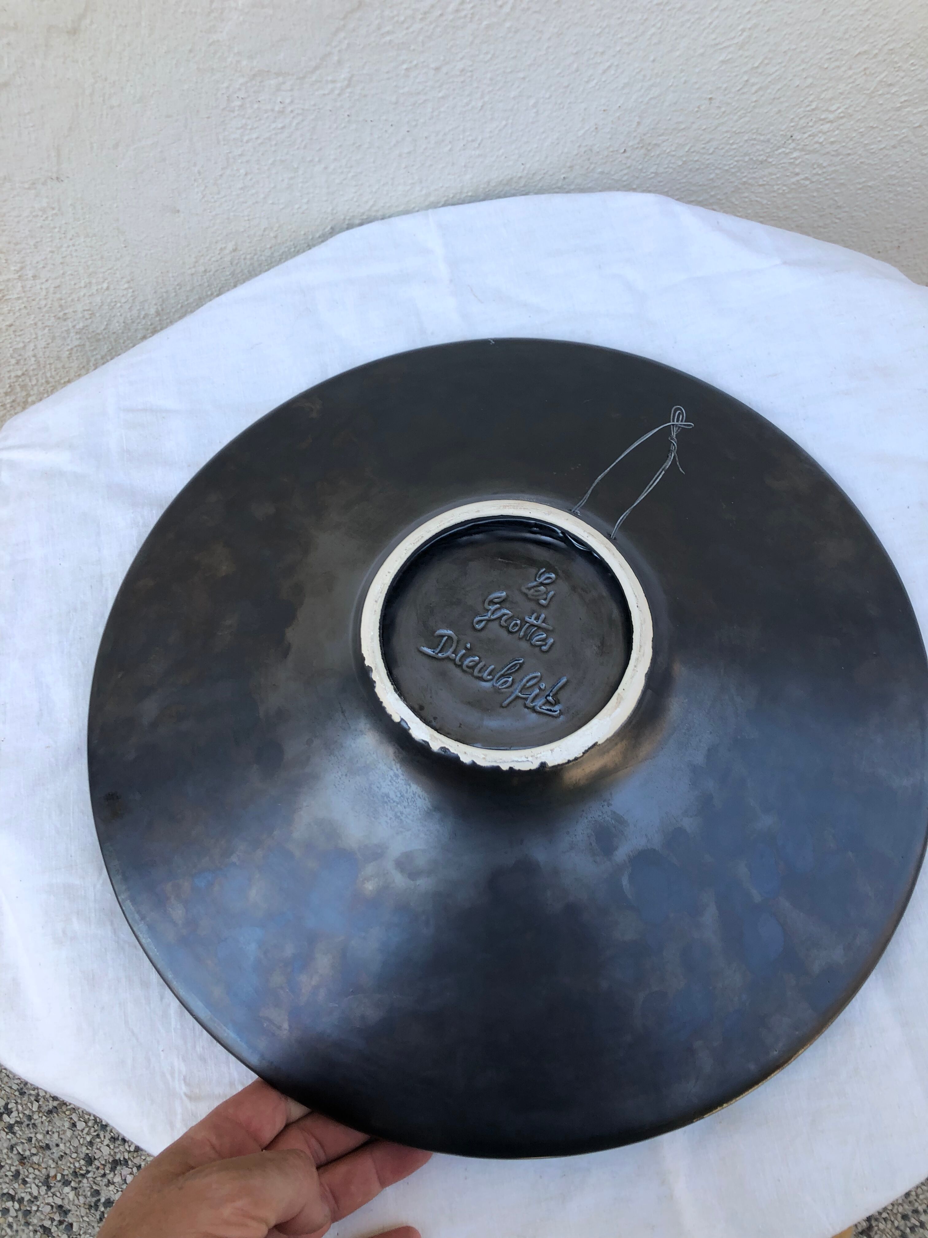 Porcelain dish dieulefit