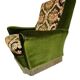 Vintage moss green armchair / one seater
